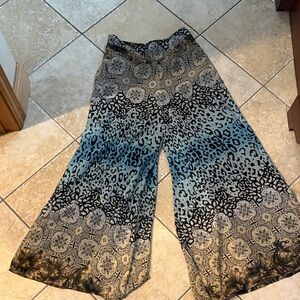 Bobo Animal Print Wide-Leg Pants